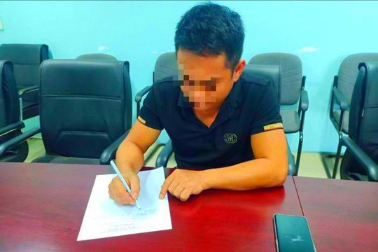 Đối tượng đầu thú sau thời gian dài trốn nã