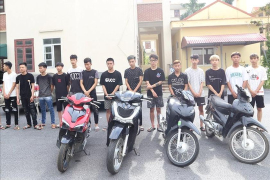 Hà Nam: Khởi tố 15 đối tượng về hành vi “gây rối trật tự công cộng”
