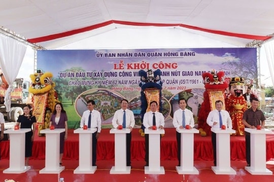 Hải Phòng: Xây dựng Công viên cây xanh nút giao Nam cầu Bính hơn 134 tỷ đồng