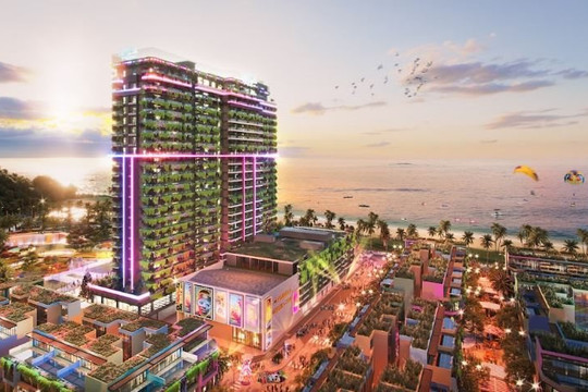 Hai công trình “trái tim” của dự án Flamingo Ibiza 1 được cất nóc và ra mắt hôm nay