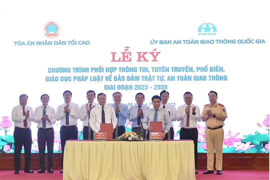 Tòa án có vai trò quan trọng trong việc tuyên truyền pháp luật về an toàn giao thông