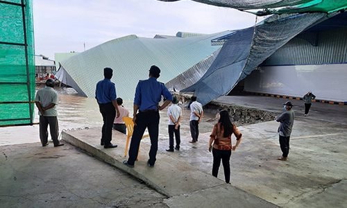 Bạc Liêu: Sạt lở trong đêm, một công ty thiệt hại hơn 5 tỉ đồng