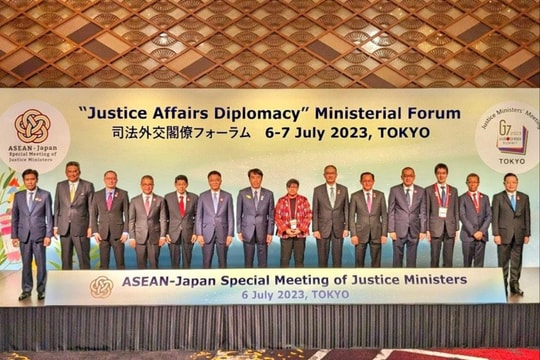 Lần đầu tiên thiết lập cơ chế hợp tác tư pháp ASEAN - Nhật Bản cấp Bộ trưởng Tư pháp