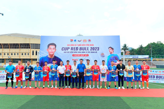 16 đội khởi tranh Giải bóng đá Thanh niên công nhân Cúp Red Bull 2023