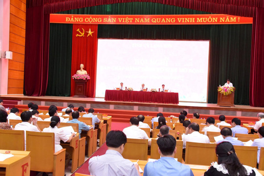 Lạng Sơn: Hội nghị Ban Chấp hành Đảng bộ tỉnh lần thứ mười hai