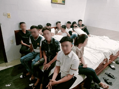 Phát hiện 23 nam, nữ thanh niên “bay lắc” tại khách sạn