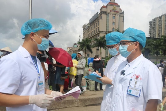 Diễn tập cứu trợ y tế Móng Cái - Đông Hưng (Trung Quốc)