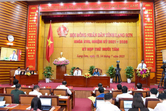 Khai mạc Kỳ họp thứ 18, HĐND tỉnh Lạng Sơn khóa XVII