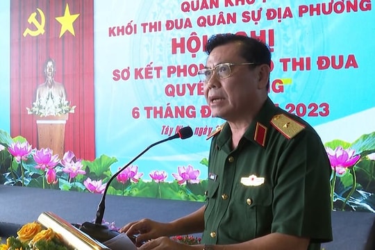 Quân khu 7: Công dân nhập ngũ đạt 100% chỉ tiêu giao quân ở 3 cấp