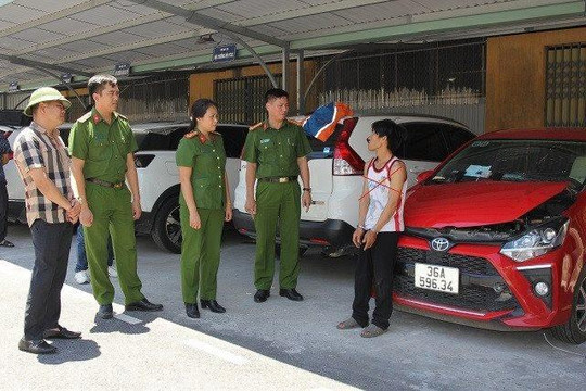Hà Nam: Bắt đối tượng cướp xe ô tô sau một ngày gây án