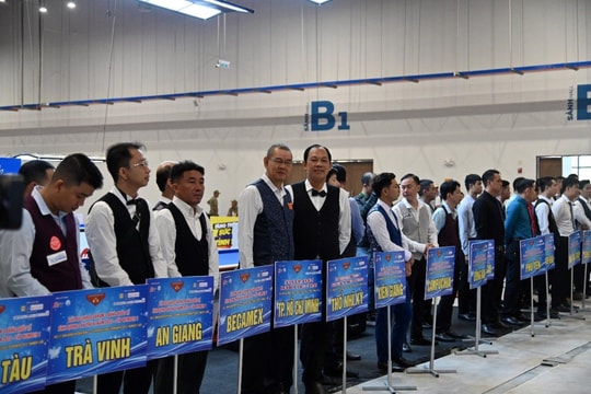 Khai mạc Giải Billiards Carom 3 băng Quốc tế Bình Dương năm 2023