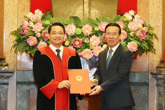 Chủ tịch nước trao Quyết định bổ nhiệm Thẩm phán TANDTC