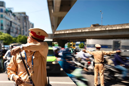 Đảm bảo trật tự giao thông giữa những ngày nắng nóng