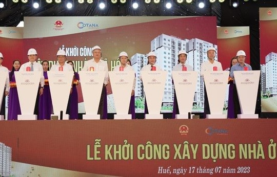 Khởi công xây dựng khu nhà ở xã hội quy mô hơn 1000 căn ở Huế