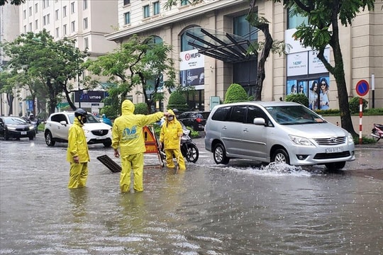 Hà Nội túc trực 24/24h ứng phó với cơn bão số 1