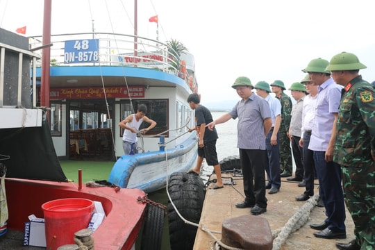 Quảng Ninh: Tăng cường chỉ đạo phòng, chống, ứng phó với cơn bão số 1