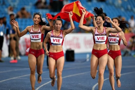 Điền kinh Việt Nam giành Huy chương Vàng ở giải châu Á
