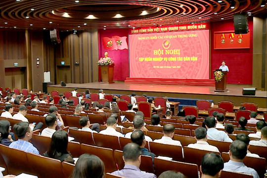 Đảng ủy Khối các cơ quan Trung ương tổ chức Hội nghị tập huấn nghiệp vụ công tác Dân vận