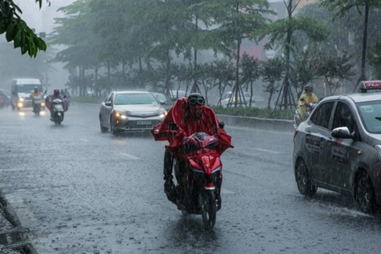 Miền Bắc mưa to, bão số 1 suy yếu thành áp thấp nhiệt đới