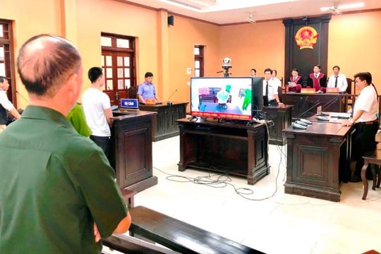 TAND tỉnh Quảng Ngãi xét xử trực tuyến vụ án có bị cáo cách xa hơn 700km