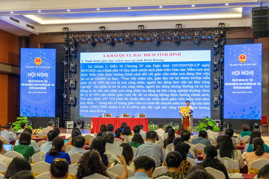 Bộ GDĐT tổ chức Hội nghị tổng kết giáo dục mầm non năm học 2022-2023