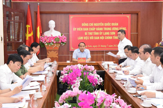 Lạng Sơn: Chủ động phòng ngừa, phát hiện, xử lý nghiêm các vụ án, vụ việc tham nhũng, tiêu cực