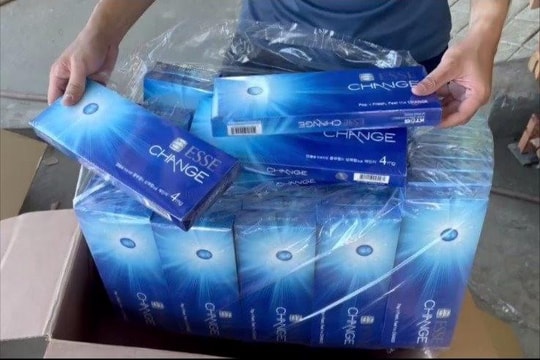 Tạm giữ 14.000 bao thuốc lá điếu không có hóa đơn chứng từ