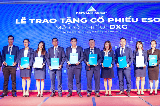 Phát hành cổ phiếu thưởng ESOP cho CBNV, Tập đoàn Đất Xanh xây dựng nhiều chế độ đãi ngộ hấp dẫn