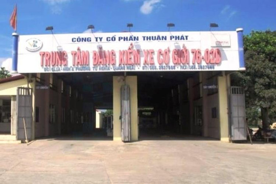 Bắt tạm giam Giám đốc và Phó Giám đốc Trung tâm đăng kiểm xe cơ giới 76-03D
