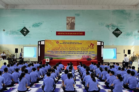 VKSND tỉnh TT-Huế tổ chức hội thi Rung chuông vàng cho công chức