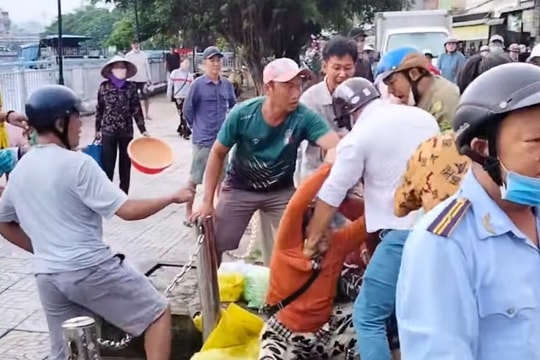 Xác minh clip nghi trật tự đô thị xô xát với tiểu thương