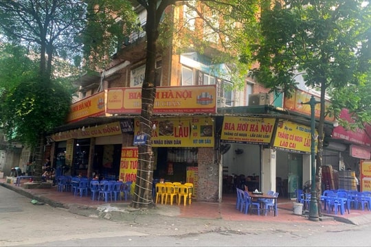 “Điểm đen” trật tự đô thị trên phố Thiên Hiền, quận Nam Từ Liêm, Hà Nội