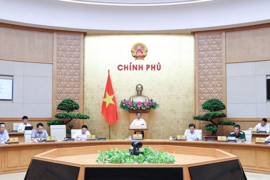 Thủ tướng Phạm Minh Chính chủ trì phiên họp Chính phủ chuyên đề pháp luật tháng 7/2023