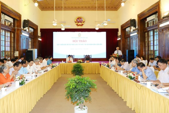 Chuyên gia, nhà khoa học đóng góp nhiều ý kiến chuyên sâu, trí tuệ vào Dự thảo Luật Tổ chức TAND (sửa đổi)