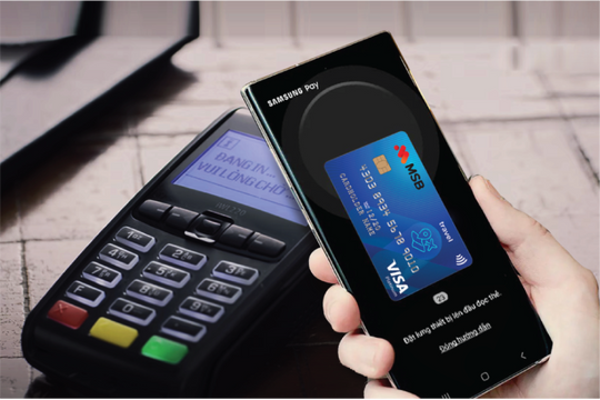 Thanh toán với Samsung Pay, chủ thẻ MSB nhận hoàn tiền 50% giá trị giao dịch