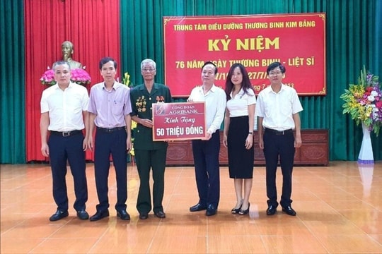 Công đoàn Agribank với hoạt động đền ơn, đáp nghĩa ngày Thương binh - Liệt sỹ
