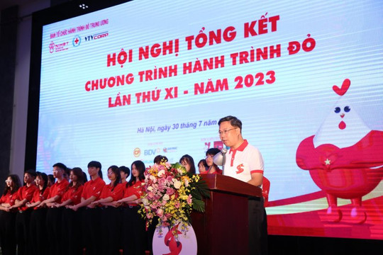 Hành trình Đỏ 2023 tiếp nhận hơn 115.000 đơn vị máu
