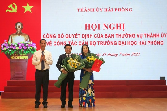 Điều động, chỉ định 2 lãnh đạo Trường Đại học Hải Phòng