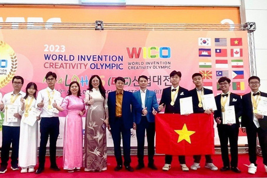 Hòa Bình: Học sinh giành 2 HCV Olympic phát minh và sáng chế thế giới