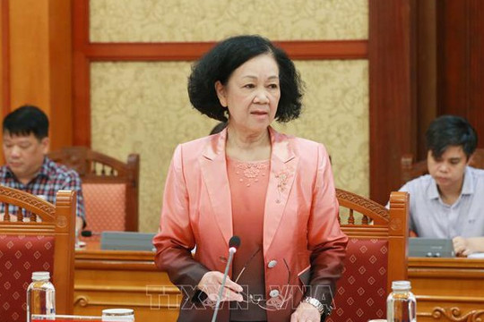 Thường trực Ban Bí thư chủ trì giao ban với một số hội quần chúng