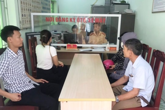 Biển số xe được cấp, quản lý theo mã số định danh