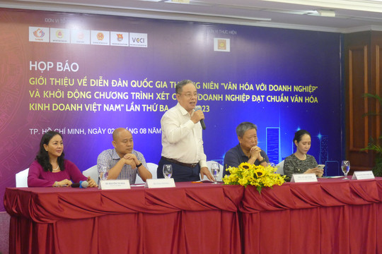 Diễn đàn “Văn hóa với doanh nghiệp” sẽ được tổ chức vào tháng 11