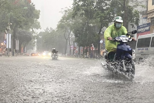 Hà Nội sắp trải qua cơn mưa lớn