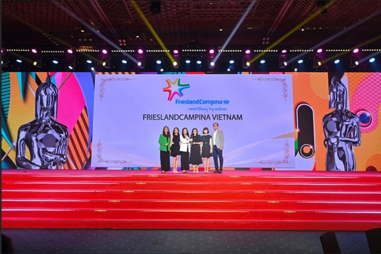 Lần thứ 3, FrieslandCampina Việt Nam được tôn vinh là “Nơi làm việc tốt nhất Châu Á”