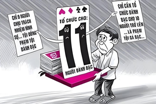 Tổng số tiền đánh bạc dưới 5 triệu đồng vẫn bị khởi tố hình sự