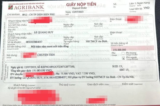 Kịp thời ngăn chặn cụ ông chuyển tiền cho đối tượng giả danh công an