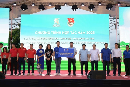 Trung ương Đoàn và SABECO công bố hoàn thành các dự án cộng đồng năm 2022, ra mắt chương trình hợp tác năm 2023