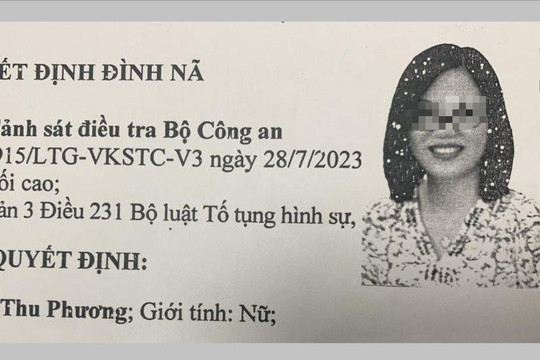 Quyết định đình nã đối với trưởng bộ phận tài chính Công ty AIC