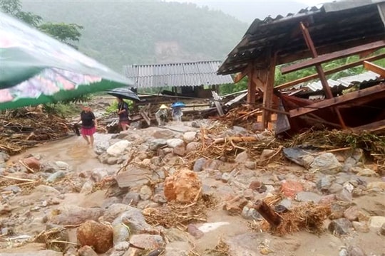 Lai Châu: Mưa lớn tại Than Uyên làm 7 người thương vong