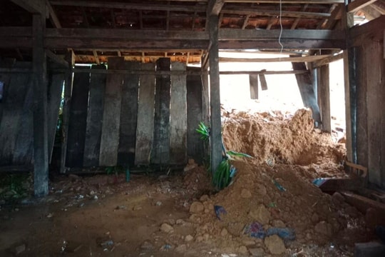 Mưa lớn gây nhiều thiệt hại về tài sản ở Bắc Kạn